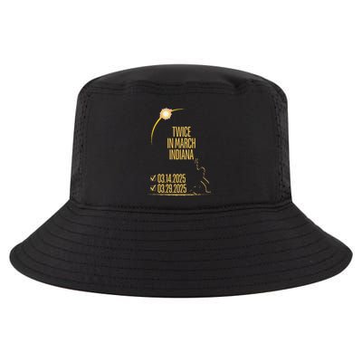 Twice In March Lunar Eclipse Solar Eclipse 2025 Indiana Cool Comfort Performance Bucket Hat