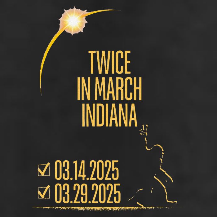 Twice In March Lunar Eclipse Solar Eclipse 2025 Indiana Cool Comfort Performance Bucket Hat