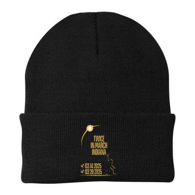 Twice In March Lunar Eclipse Solar Eclipse 2025 Indiana Beanie