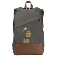 Twice In March Lunar Eclipse Solar Eclipse 2025 Indiana Cotton Canvas Backpack