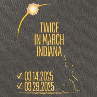 Twice In March Lunar Eclipse Solar Eclipse 2025 Indiana Cotton Canvas Backpack