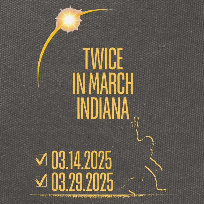 Twice In March Lunar Eclipse Solar Eclipse 2025 Indiana Cotton Canvas Backpack