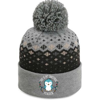 This Is My Christmas Penguin Gift The Baniff Cuffed Pom Beanie