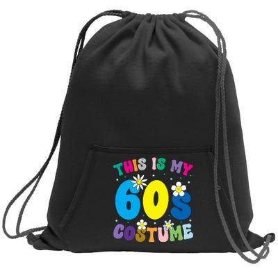 This Is My 60s Costume Sweatshirt Cinch Pack Bag