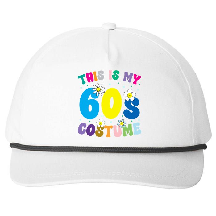 This Is My 60s Costume Snapback Five-Panel Rope Hat