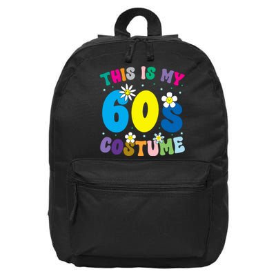 This Is My 60s Costume 16 in Basic Backpack