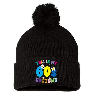 This Is My 60s Costume Pom Pom 12in Knit Beanie