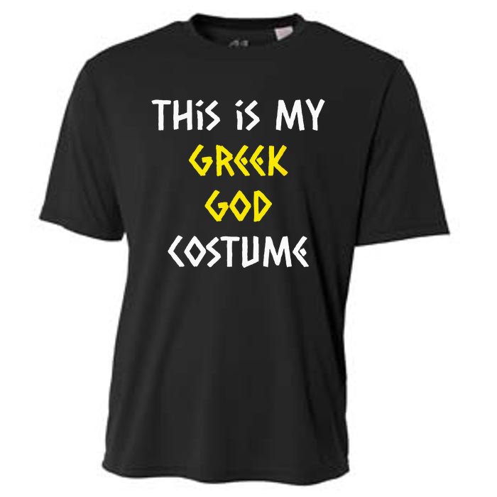 This Is My Greek God Halloween Costume Lazy Easy Mythology Cooling Performance Crew T-Shirt