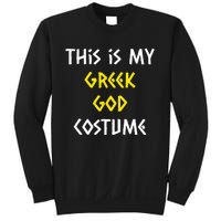 This Is My Greek God Halloween Costume Lazy Easy Mythology Sweatshirt