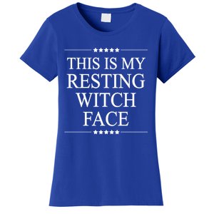 This Is My Resting Witch Face Cute Gift Funny Halloween Top Gift Women's T-Shirt