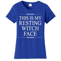 This Is My Resting Witch Face Cute Gift Funny Halloween Top Gift Women's T-Shirt