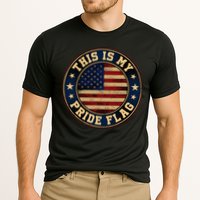 This Is My Pride Flag American Flag Cooling Performance Crew T-Shirt
