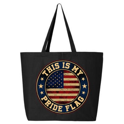 This Is My Pride Flag American Flag 25L Jumbo Tote