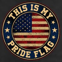 This Is My Pride Flag American Flag 25L Jumbo Tote