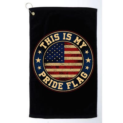 This Is My Pride Flag American Flag Golf Towel