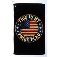 This Is My Pride Flag American Flag Golf Towel