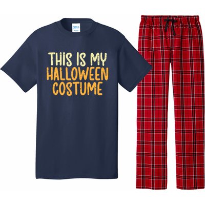 This Is My Halloween Costume Funny Lazy Easy Pajama Set