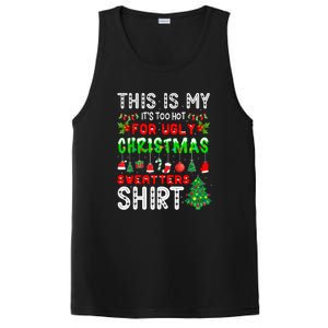 This Is My Its Too Hot Christmas Funny PosiCharge Competitor Tank