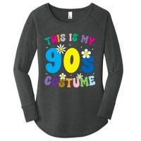 This Is My 90s Costume Women's Perfect Tri Tunic Long Sleeve Shirt