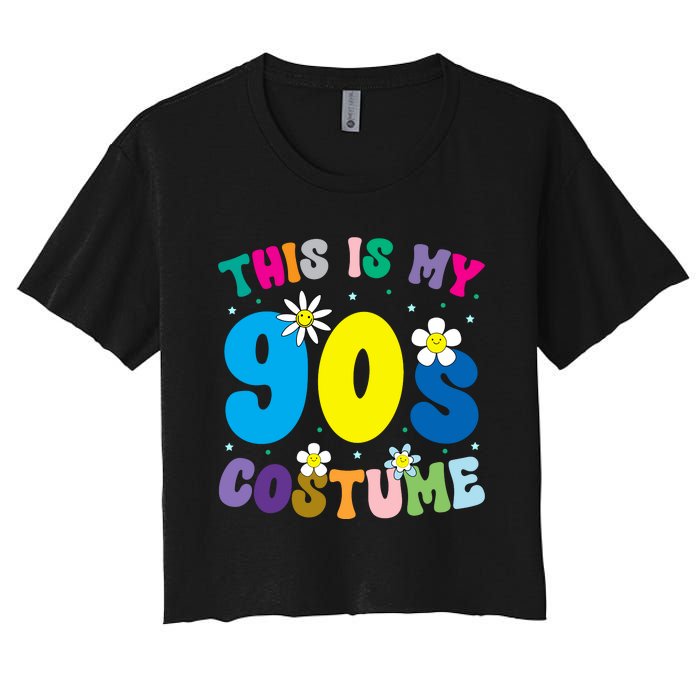 This Is My 90s Costume Women's Crop Top Tee