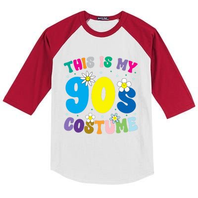 This Is My 90s Costume Kids Colorblock Raglan Jersey