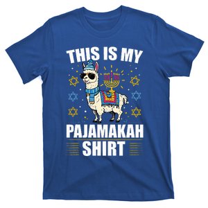 This Is My Pajamakah Llama Hanukkah Pajama Llama T-Shirt