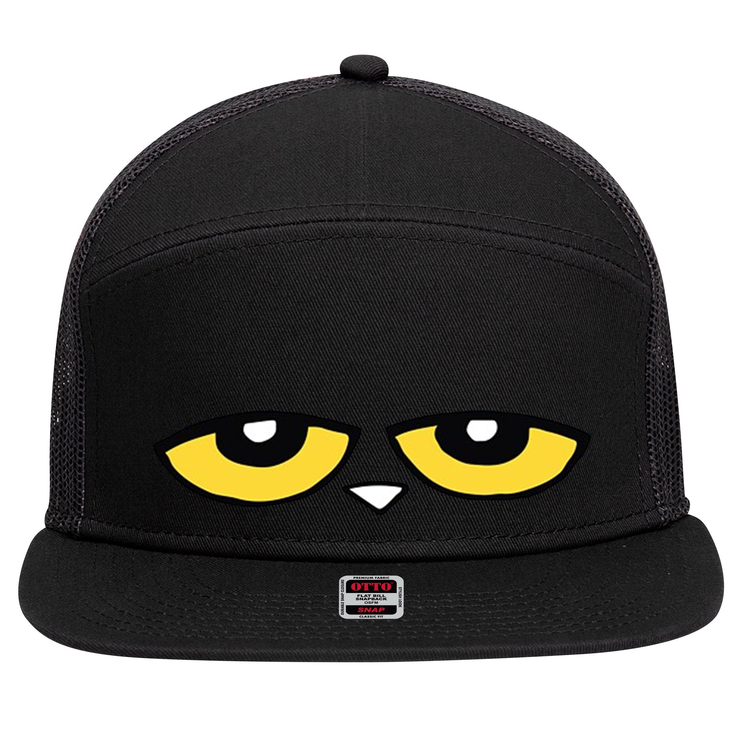 This Is My Book Character Costume Blue Cat Reading Day 7 Panel Mesh Trucker Snapback Hat