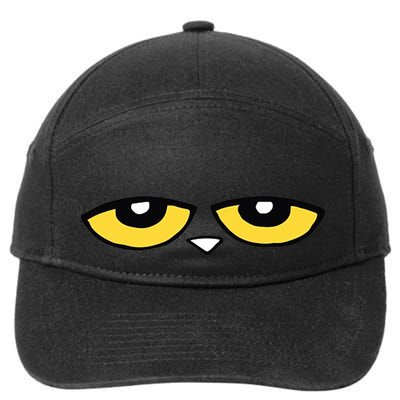 This Is My Book Character Costume Blue Cat Reading Day 7-Panel Snapback Hat