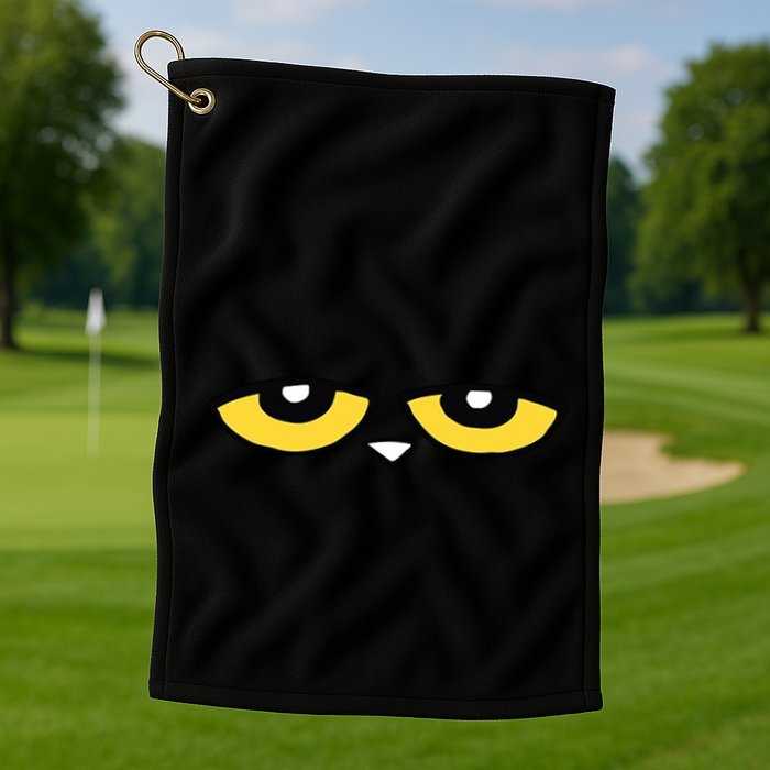 This Is My Book Character Costume Blue Cat Reading Day Golf Towel