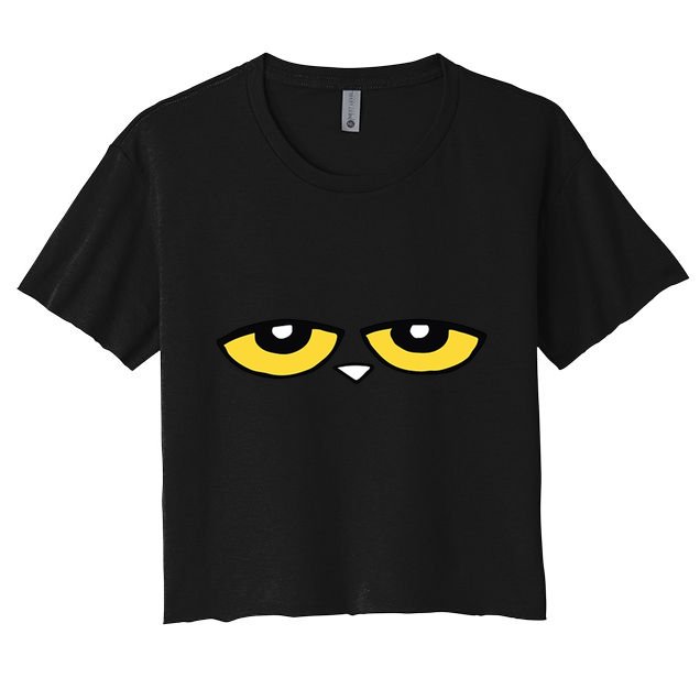 This Is My Book Character Costume Blue Cat Reading Day Crop Top