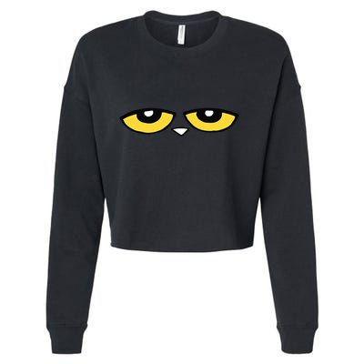 This Is My Book Character Costume Blue Cat Reading Day Cropped Pullover Crew