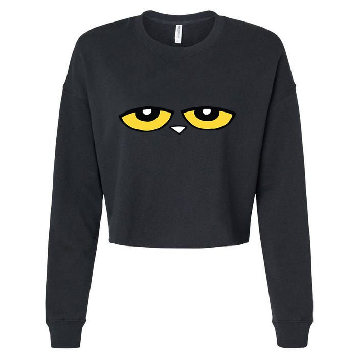 This Is My Book Character Costume Blue Cat Reading Day Cropped Pullover Crew