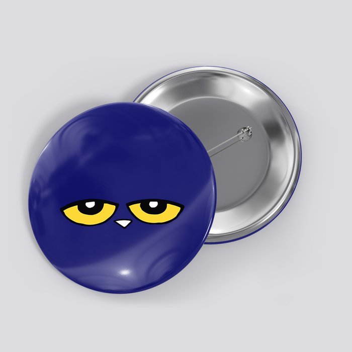This Is My Book Character Costume Blue Cat Reading Day Button