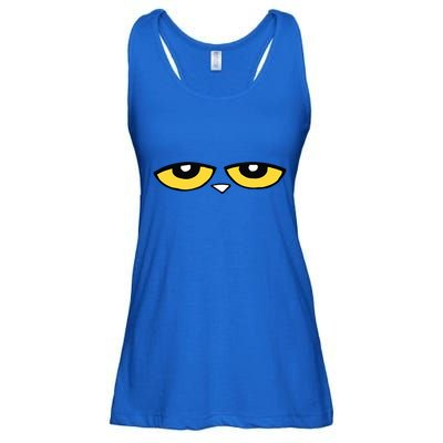 This Is My Book Character Costume Blue Cat Reading Day Ladies Essential Flowy Tank