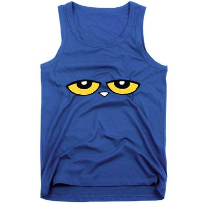 This Is My Book Character Costume Blue Cat Reading Day Tank Top