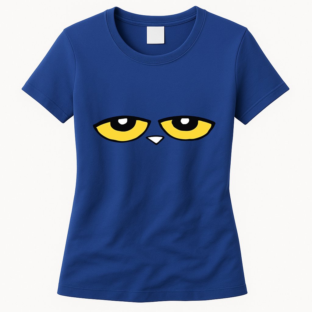This Is My Book Character Costume Blue Cat Reading Day Womens T-Shirt