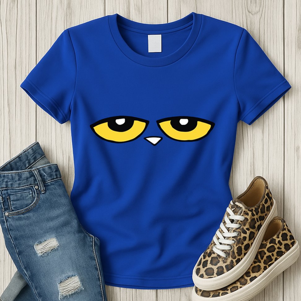 This Is My Book Character Costume Blue Cat Reading Day Womens T-Shirt