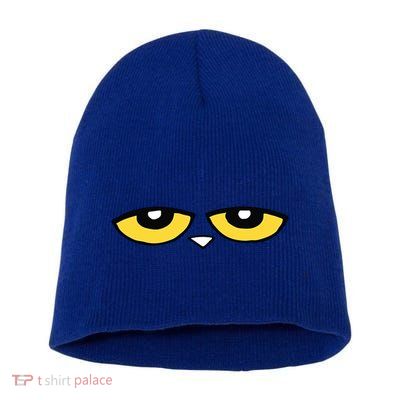 This Is My Book Character Costume Blue Cat Reading Day Short Acrylic Beanie