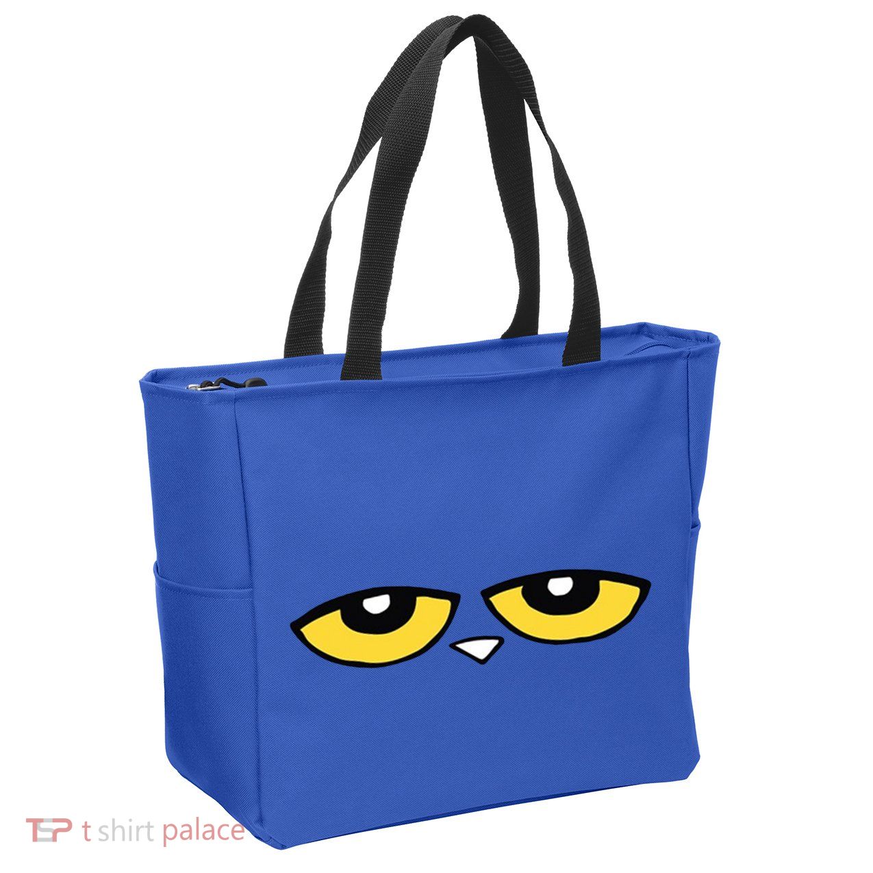 This Is My Book Character Costume Blue Cat Reading Day Zip Tote Bag
