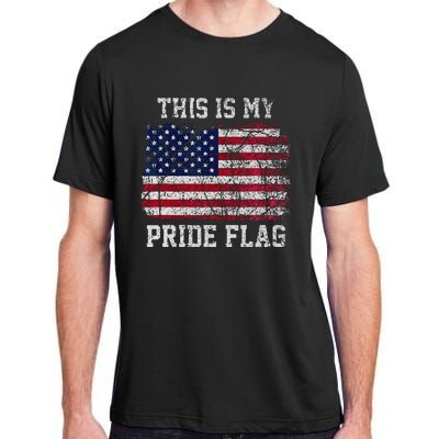 This Is My Pride Flag USA American 4th of July Patriotic Adult ChromaSoft Performance T-Shirt