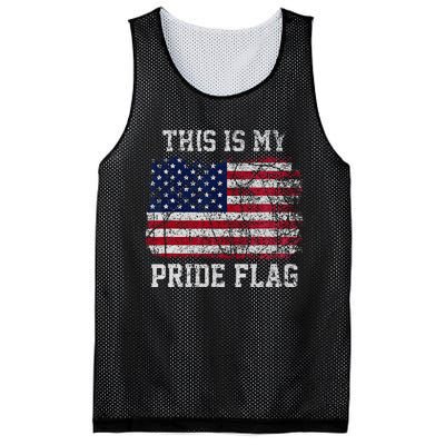 This Is My Pride Flag USA American 4th of July Patriotic Mesh Reversible Basketball Jersey Tank