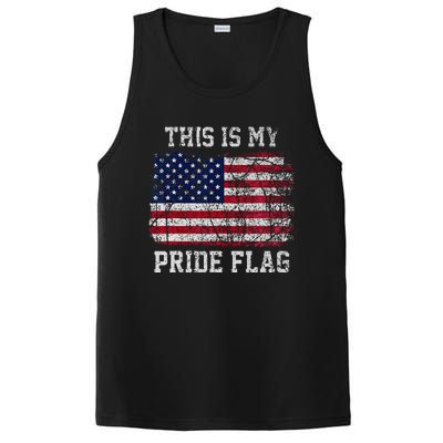 This Is My Pride Flag USA American 4th of July Patriotic PosiCharge Competitor Tank