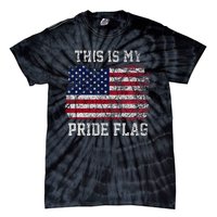 This Is My Pride Flag USA American 4th of July Patriotic Tie-Dye T-Shirt