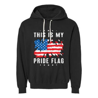 This Is My Pride Flag Garment-Dyed Fleece Hoodie