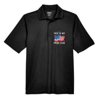 This Is My Pride Flag Men's Origin Performance Pique Polo