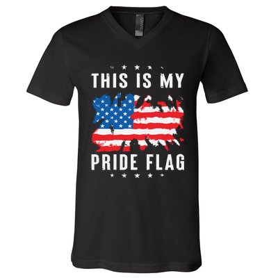 This Is My Pride Flag V-Neck T-Shirt