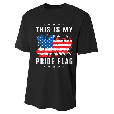 This Is My Pride Flag Performance Sprint T-Shirt