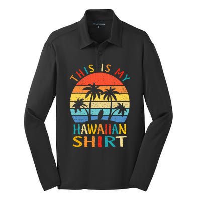 This Is My Hawaiian Silk Touch Performance Long Sleeve Polo