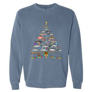 This Is My Christmas Funny Xmas Christmas Merry Fishmas Gift Garment-Dyed Sweatshirt