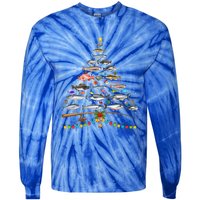 This Is My Christmas Funny Xmas Christmas Merry Fishmas Gift Tie-Dye Long Sleeve Shirt